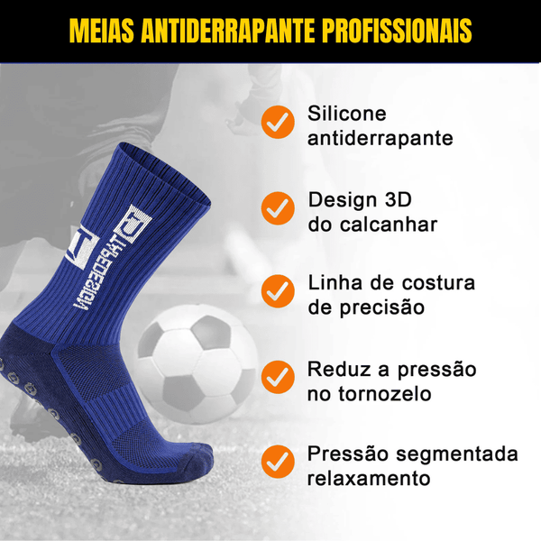 Kit de Meias Antiderrapantes (Combo com 6 Pares)