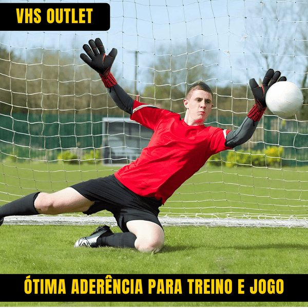 Luvas de Goleiro Profissional com Aderência Extra Forte