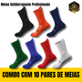 Kit de Meias Esportivas Antiderrapantes - Combo com 10 Pares