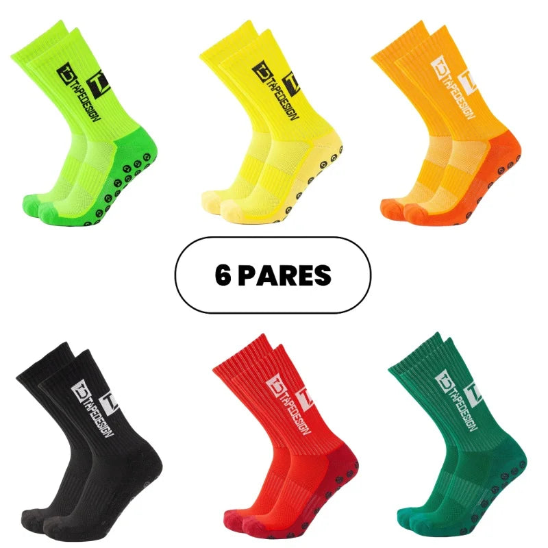 Kit de Meias Antiderrapantes (Combo com 6 Pares)