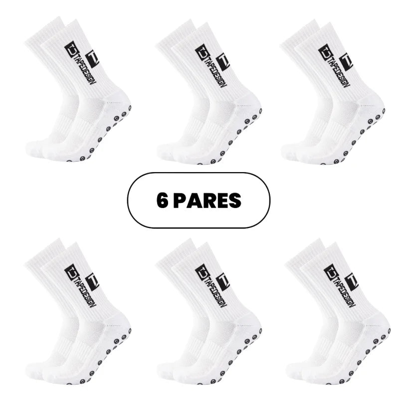 Kit de Meias Antiderrapantes (Combo com 6 Pares)