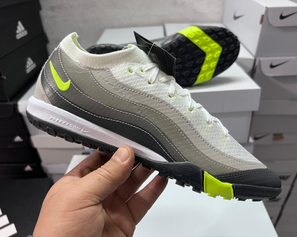 Chuteira Society Nike Mercurial Vapor Air Max 95 TF Elite + Brindes
