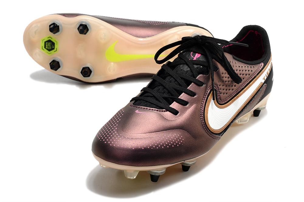 Chuteira Campo Nike Tiempo Legend 9 SG - Trava Mista Elite + Brindes Exclusivos