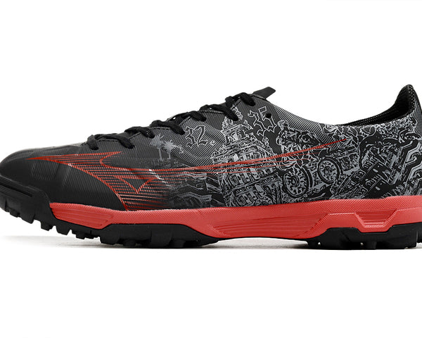 Chuteira Society Mizuno Alpha TF Elite + Brindes