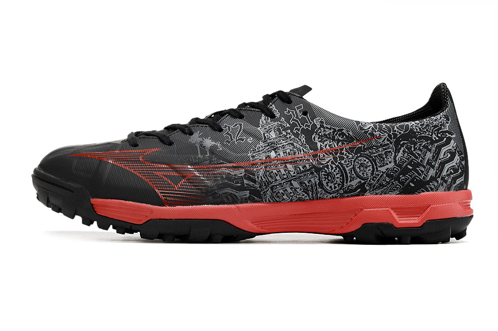 Chuteira Society Mizuno Alpha TF Elite + Brindes