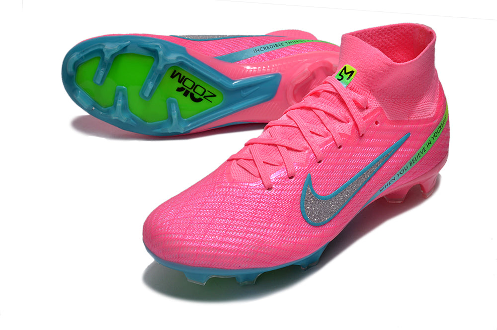 Chuteira Campo Nike Air Zoom Mercurial Superfly 9 Elite + Brindes Exclusivos