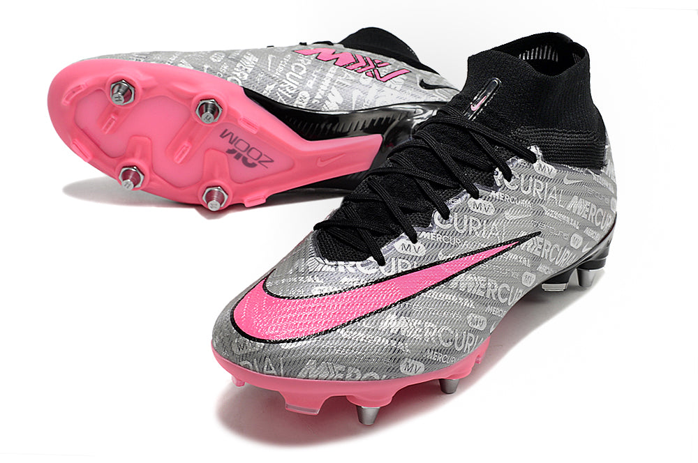 Chuteira Campo Nike Air Zoom Mercurial Superfly 9 SG Elite + Brindes Exclusivos