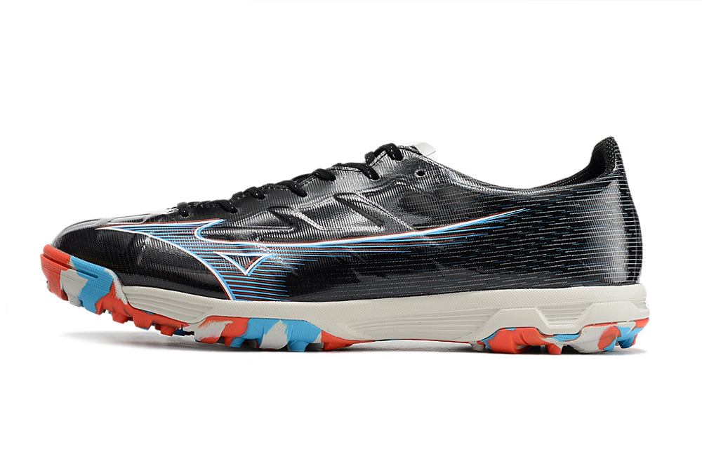 Chuteira Society Mizuno Alpha TF Elite + Brindes