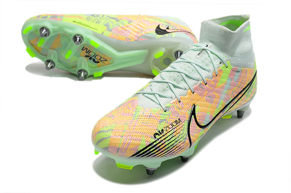 Chuteira Campo Nike Air Zoom Mercurial Superfly 9 SG Elite + Brindes Exclusivos