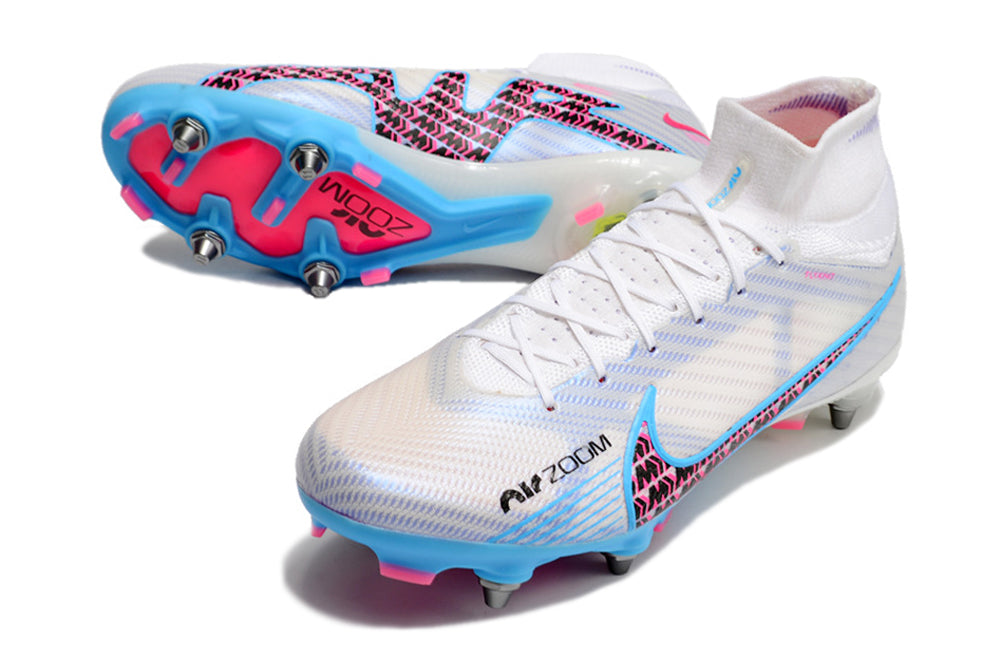 Chuteira Campo Nike Air Zoom Mercurial Superfly 9 SG Elite + Brindes Exclusivos