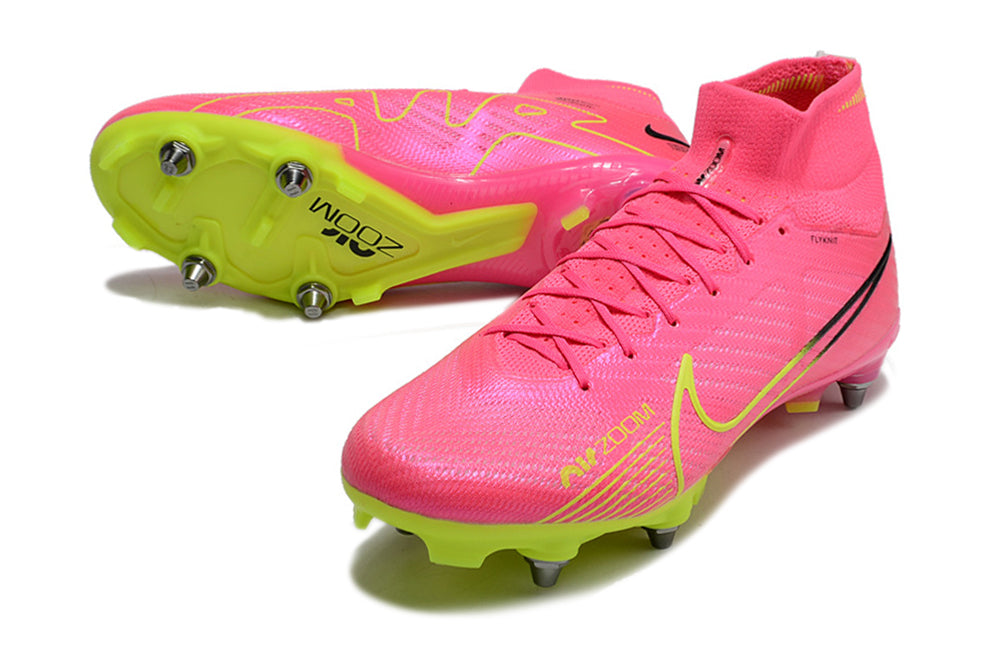 Chuteira Campo Nike Air Zoom Mercurial Superfly 9 SG Elite + Brindes Exclusivos