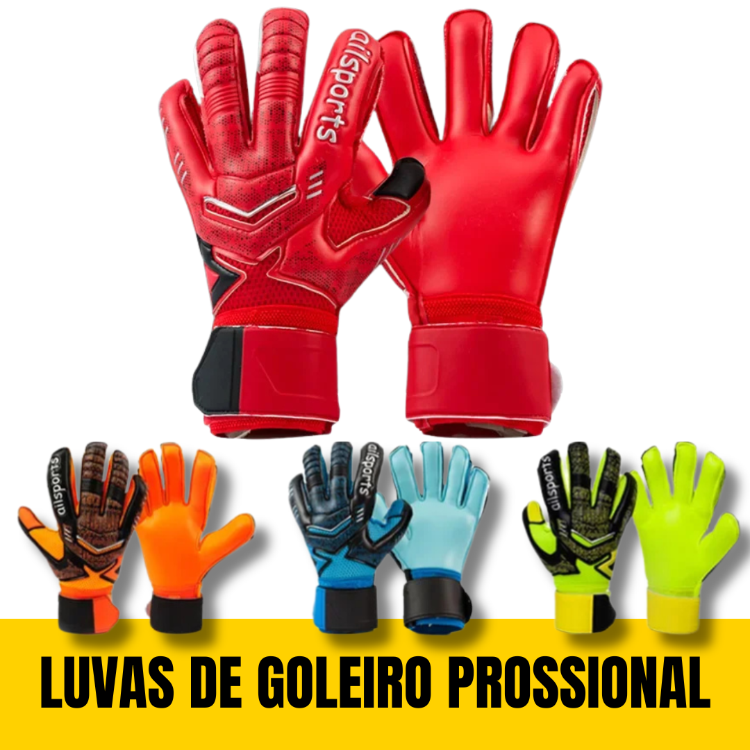 Luvas de Goleiro - Modelo Profissional