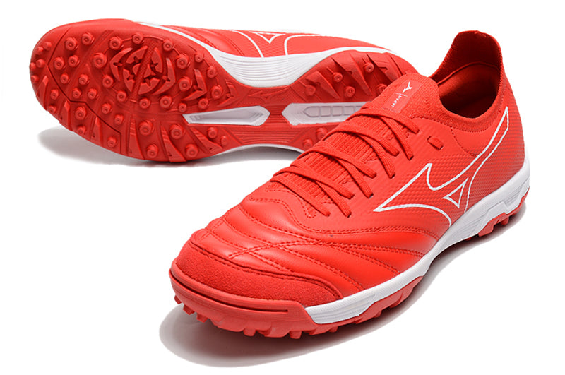 Chuteira Society Mizuno Morelia TF Elite + Brindes
