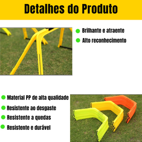 Anéis de Agilidade Dobráveis para Treinamento Esportivo