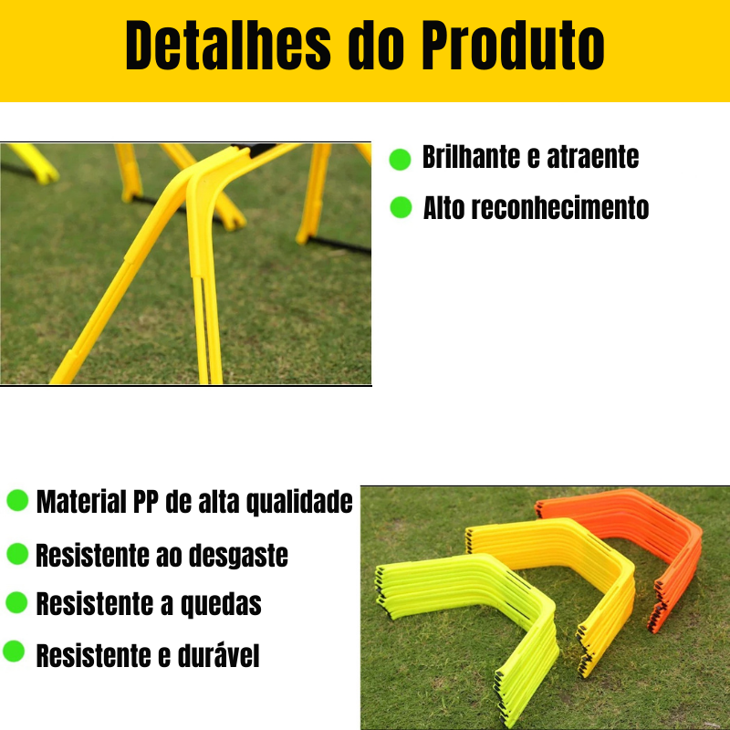 Anéis de Agilidade Dobráveis para Treinamento Esportivo