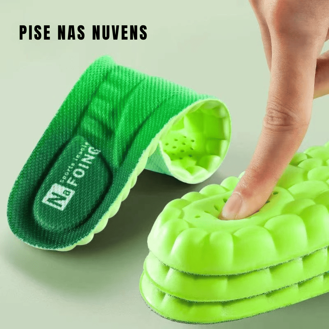 Palmilhas Ergonômicas Esportivas com Suporte de Arco