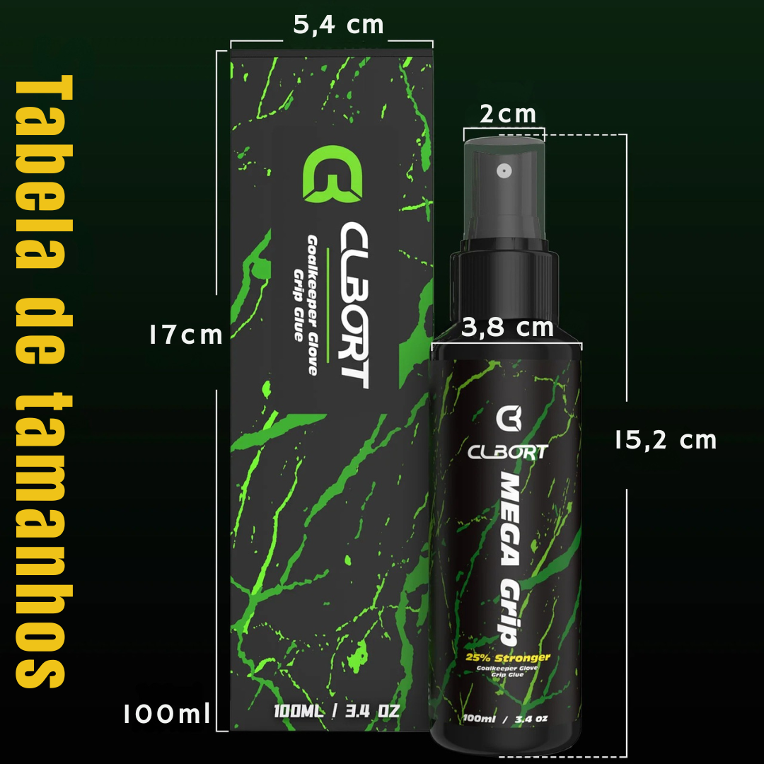Spray de Aderência para Luvas de Goleiro - 100ml