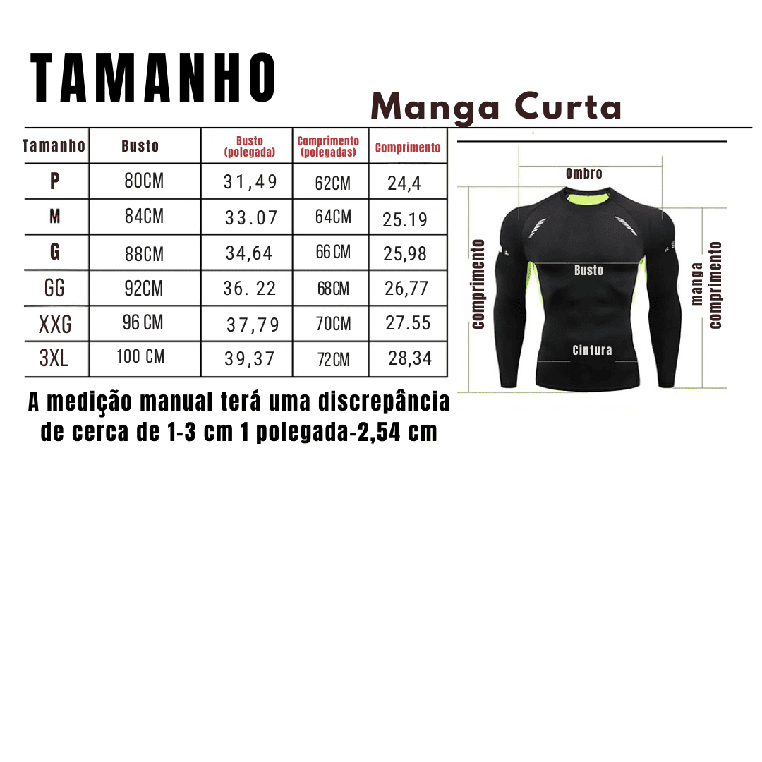 Camisa Manga Longa de Compressão Original NB