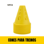 Cones de Treinamento Multicoloridos - Kit 10 Peças