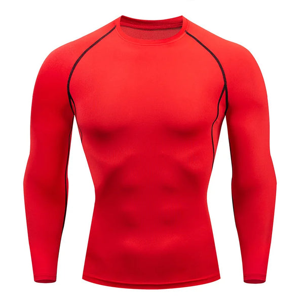 Camisa de Compressão Respirável para Atletas de Futebol