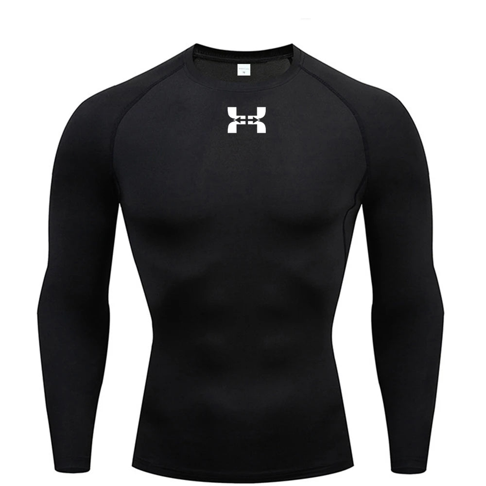 Camiseta Compressão Manga Longa Masculina para Atletas