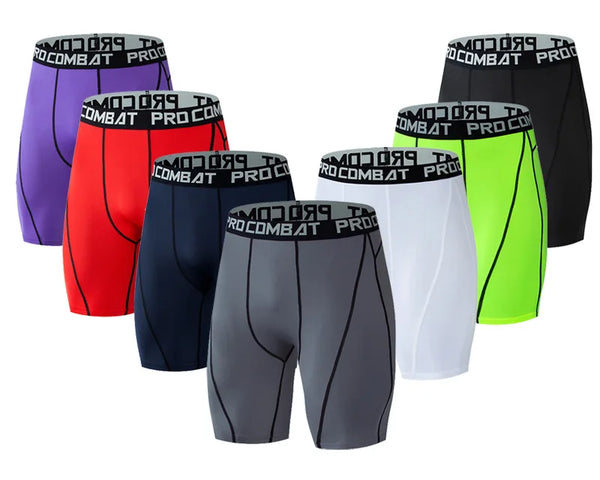 Shorts de Compressão Masculinos para Desempenho Esportivo