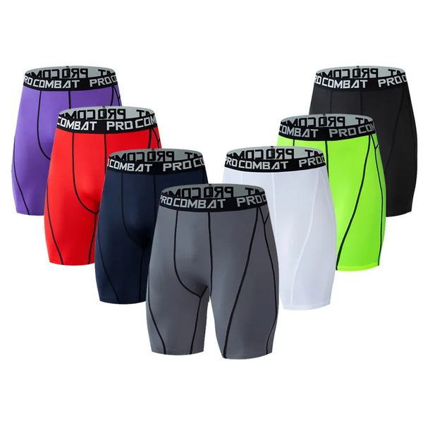 Shorts de Compressão Masculinos para Desempenho Esportivo