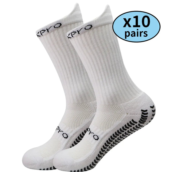 Kit de Meias Esportivas Antiderrapantes - Combo com 10 Pares