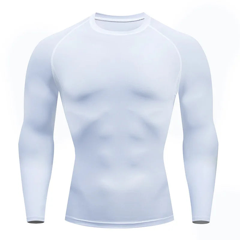 Camisa de Compressão Respirável para Atletas de Futebol