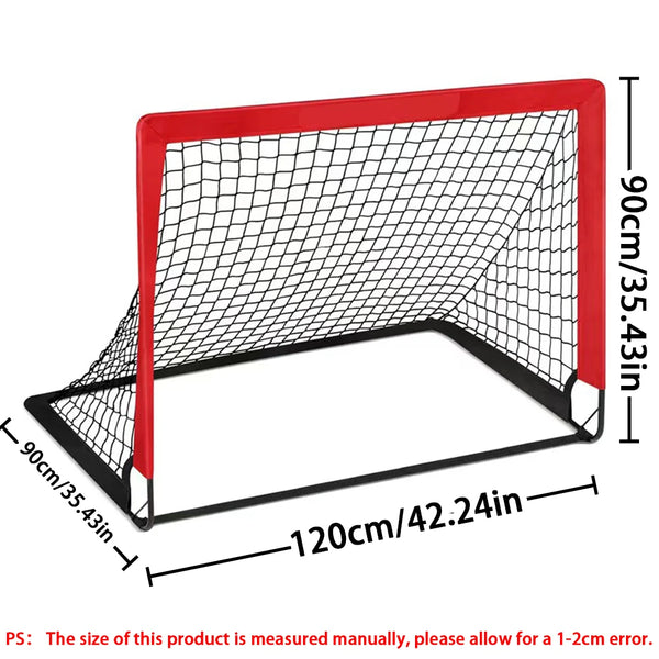 1 pçs gol de futebol para jardim rede de futebol pop up metas conjunto rede de gol de futebol para quintal presente de aniversário para treinamento de futebol ﻿