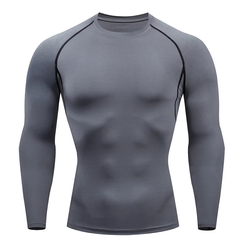 Camisa de Compressão Respirável para Atletas de Futebol