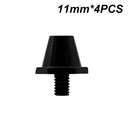  Preto 11mm 4unidades