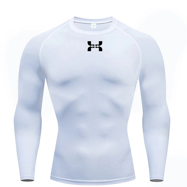 Camiseta Compressão Manga Longa Masculina para Atletas