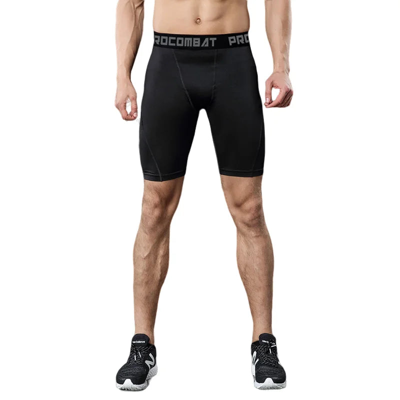 Shorts de Compressão Masculinos para Desempenho Esportivo