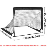 1 pçs gol de futebol para jardim rede de futebol pop up metas conjunto rede de gol de futebol para quintal presente de aniversário para treinamento de futebol ﻿