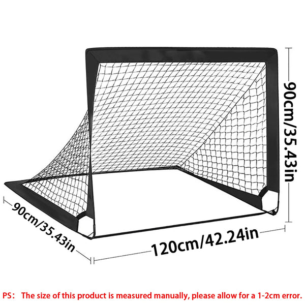 1 pçs gol de futebol para jardim rede de futebol pop up metas conjunto rede de gol de futebol para quintal presente de aniversário para treinamento de futebol ﻿
