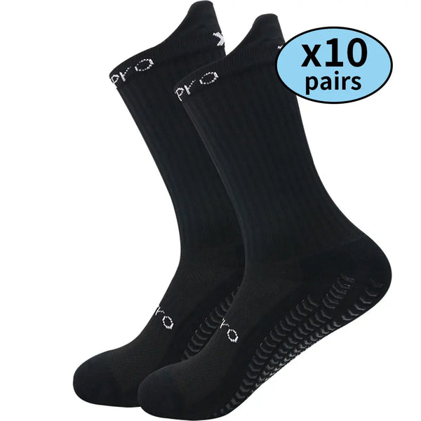Kit de Meias Esportivas Antiderrapantes - Combo com 10 Pares