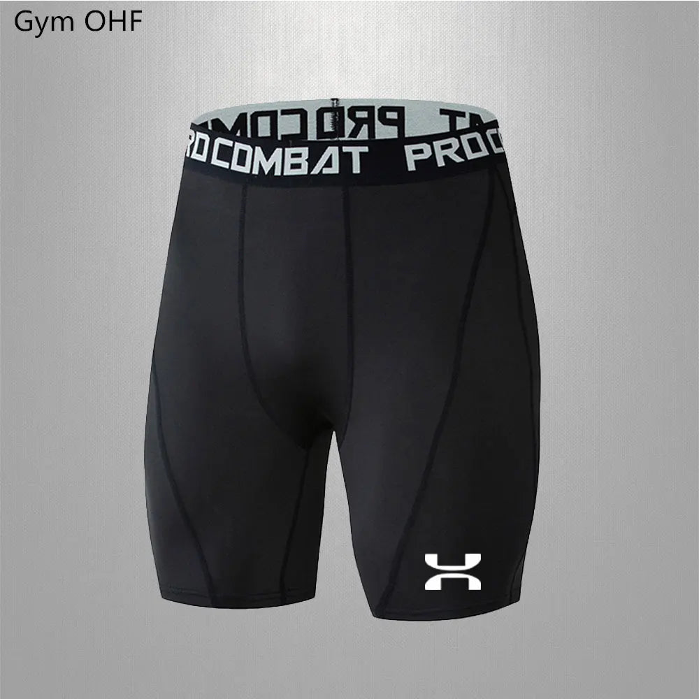 Shorts de Compressão Masculinos para Atletas de Futebol
