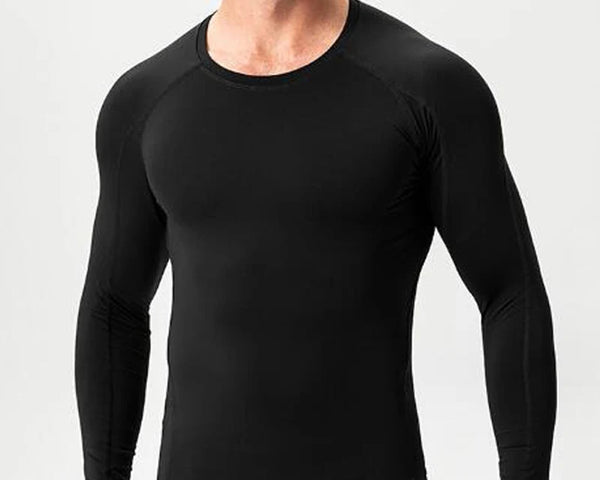 Camisa de Compressão Respirável para Atletas de Futebol