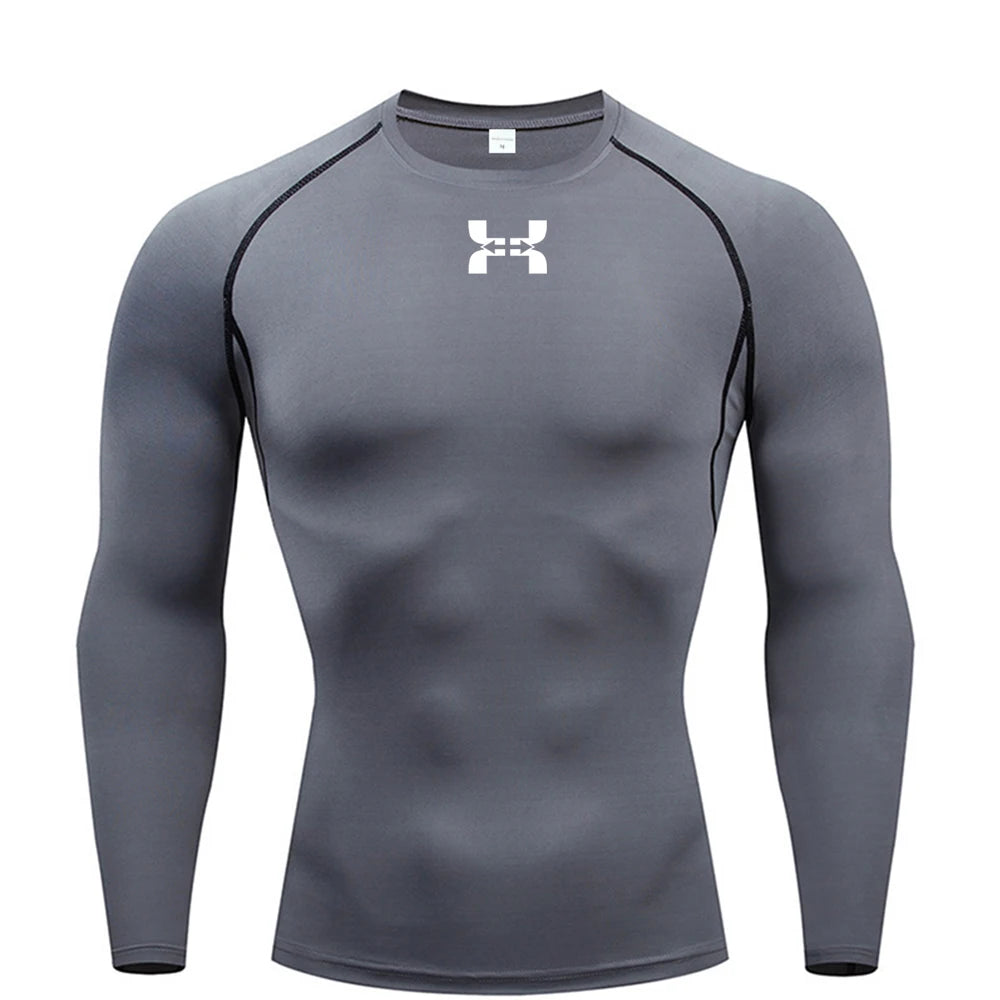 Camiseta Compressão Manga Longa Masculina para Atletas