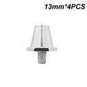  Prata 13mm 4unidades