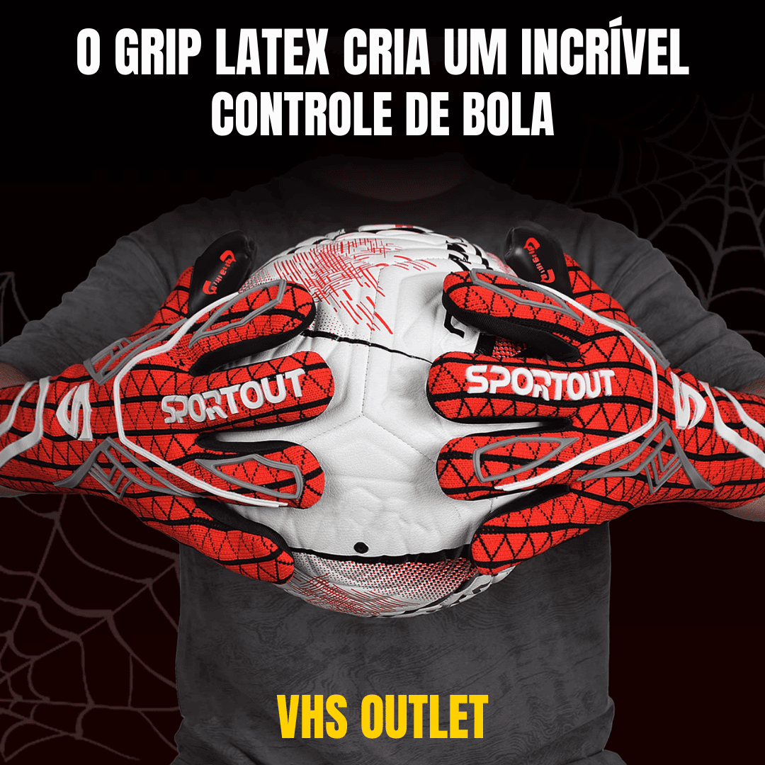 Luvas de Goleiro Profissional com Aderência Extra Forte